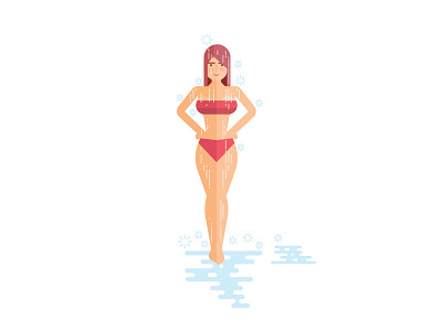 That girl in the Rain girl girl in the rain rain vector girl