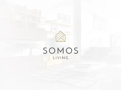 Logo Somos Living brading brand furniture home identity infinite living logo