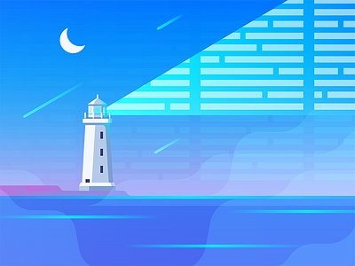 Q+A digitalocean light lighthouse ocean qa sea sky