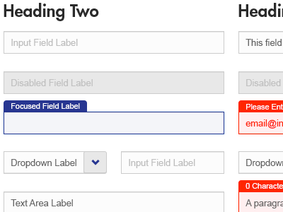 Input Field Design form design forms input labels