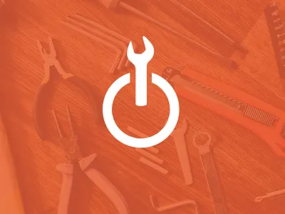 WrenchMode Icon branding identity logo maintenance startup