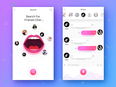 Voice Search app app ios ps search sketch socially voice