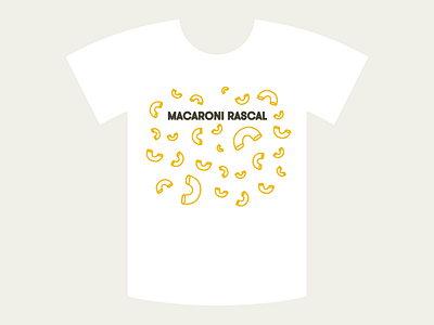 Macaroni Rascal Tee macaroni pasta rascal