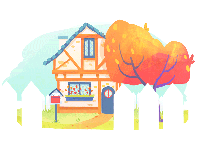 Odaya - Veltan's house color dyeos gif house odaya tree wind