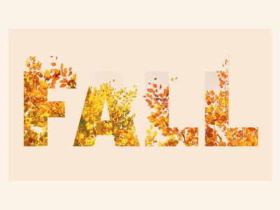 Fall beige double exposure fall leaves orange photoshop