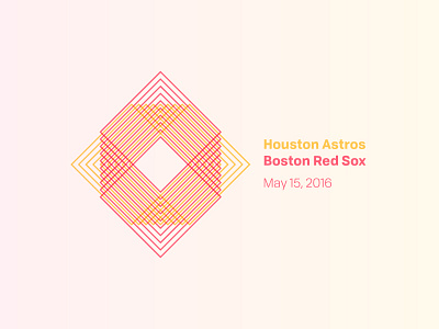Red Sox Scores: May 15, 2016 baseball data data visualisation data viz infographic sports