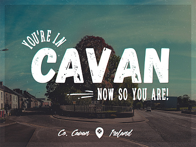 Cavan Town cavan grain ireland irish logo retro town type typography vintage