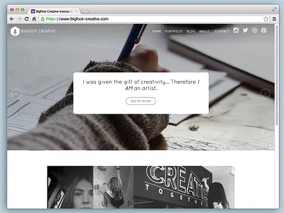 Updated Website design portfolio present site web website work