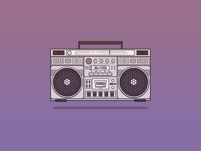 Boombox boombox illustration music radio vector