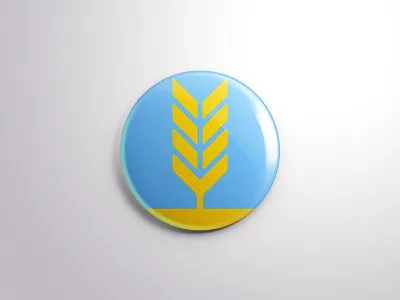 Milwaukee Flag Pin 2 branding flag illustrator industry milwaukee pin redesign vector wheat