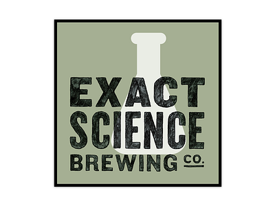 Exact Science Brew Labels beer branding identity logo