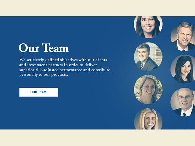 Pearlmark Team bios blue serif team