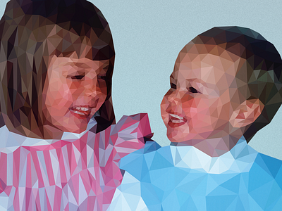 Lowpoly Portrait low poly portrait