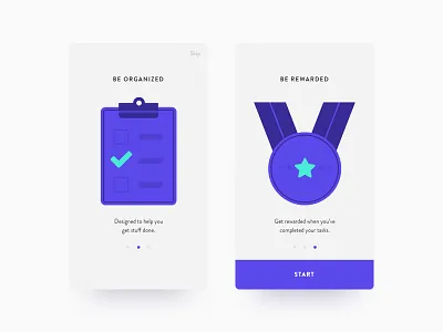 Daily UI #023 app dailyui onboarding ui