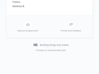 Email Footer Snapshot email email template marketing