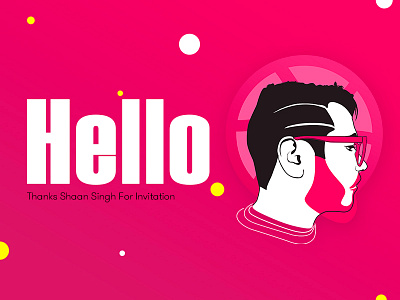 Hello Dribbble :) debut display picture dribbble invite profile shot