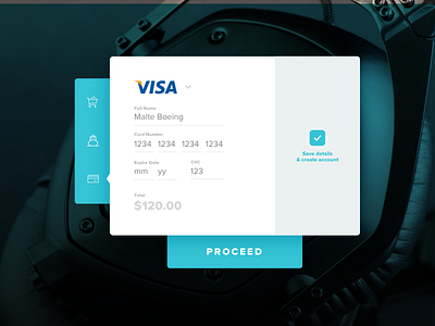 Credit Card Checkout checkout creditcard dailyui visa