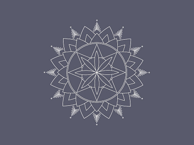 Unused Mandala branding geometry logo mandala