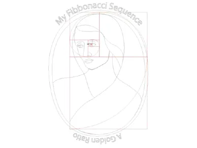 Golden Ratio black and white golden ratio illustration minimalism
