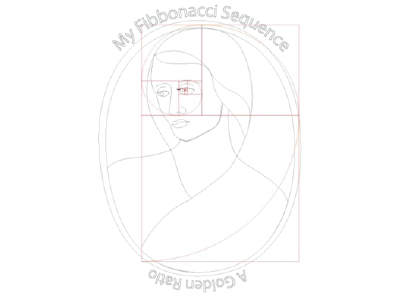 Golden Ratio black and white golden ratio illustration minimalism