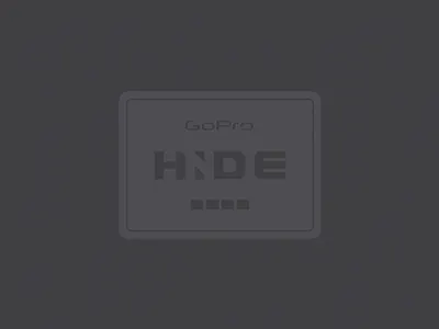 GoPro HIDE camera carbon fiber case cover gopro hide logo natural defense protective shield skin