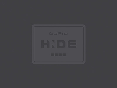 GoPro HIDE camera carbon fiber case cover gopro hide logo natural defense protective shield skin