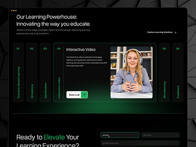 OnPath.com.au e-learning Service Page Redesign branding cool design dark mode design education ui ui design uiux