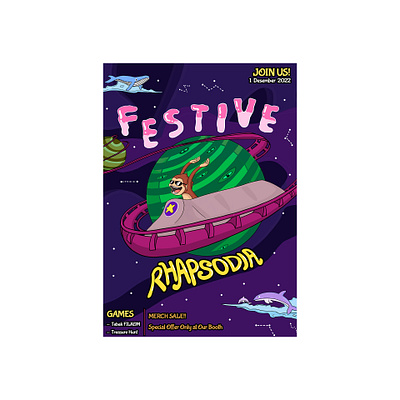 FESTIVE RHAPSODIA - Poster design graph poster typographic