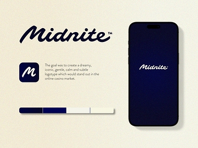 Midnite logo & branding aesthetic app branding calligraphy crypto custom flow graphic design highend iconic identity lettering logo logomark premium script trust type unique visual