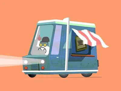 Food Truck Animation 2d 2d animation after effect after effects animation design motion design motion graphics