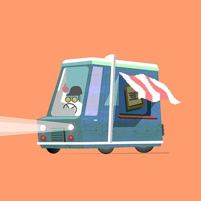 Food Truck Animation 2d 2d animation after effect after effects animation design motion design motion graphics