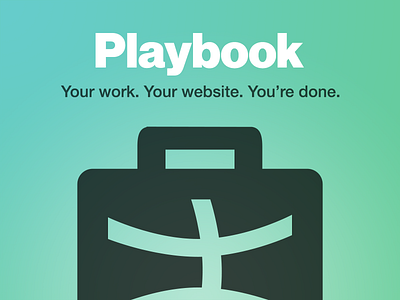 Introducing Playbook dribbble playbook portfolio