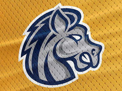 Dark Horses branding dark horses hockey logo sports