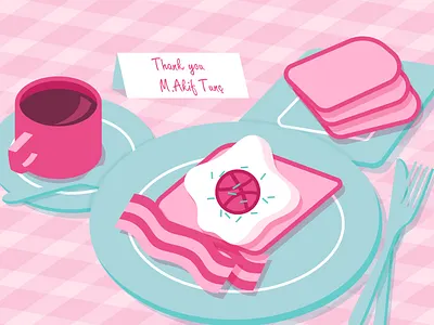 Good morning, Dribbble bread breakfast coffee dinner dribbble egg toast