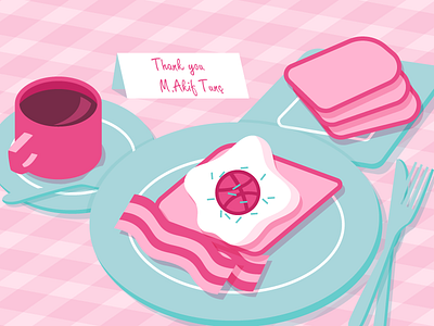 Good morning, Dribbble bread breakfast coffee dinner dribbble egg toast