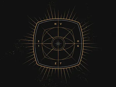 New website coming black custom font gold logo minimalist pictogram stars type