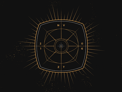 New website coming black custom font gold logo minimalist pictogram stars type