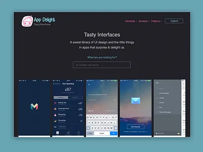 AppDelight apps interfaces tasty tumblr ui