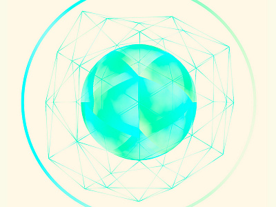 Green Guide abstract bright cinema 4d circle geometry green mograph sphere