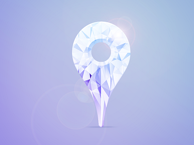 Diamond Pin diamond google maps jewels pin