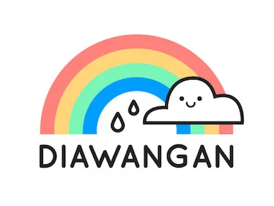 Logo - Diawangan cloud cute logo rainbow