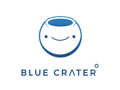 Crater blue crater funny positive simple