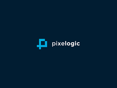 A-Z / P for Pixelogic bold clean clever letter p logic minimal modern p pixel prominent simple