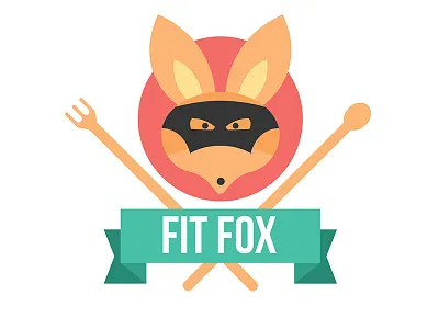 Logo FIT FOX food logo
