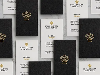 Sofia Luxury Residence Branding book branding bulgaria crown design identity logo luxury residence sofia tsanev website