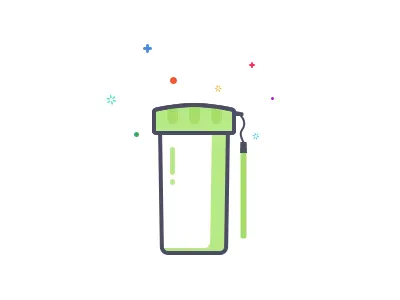 Your Water Bottle daily outline sketch