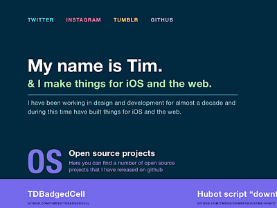 New home blue green pastel typography website