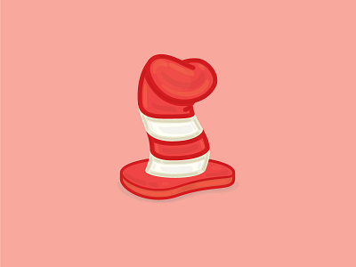 Hat Series #7 cartoon cat and the hat hats illustraton