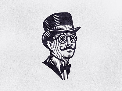 Hypnotist hat hypnotist illustration man weird