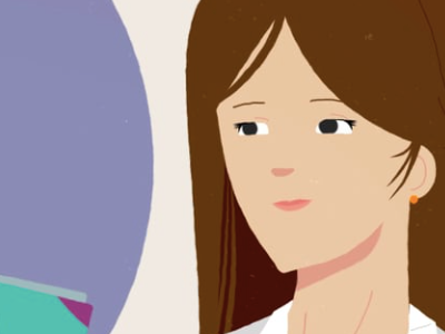 How to use WorldCare second opinion service 2d animation characters healthcare medical motion graphics